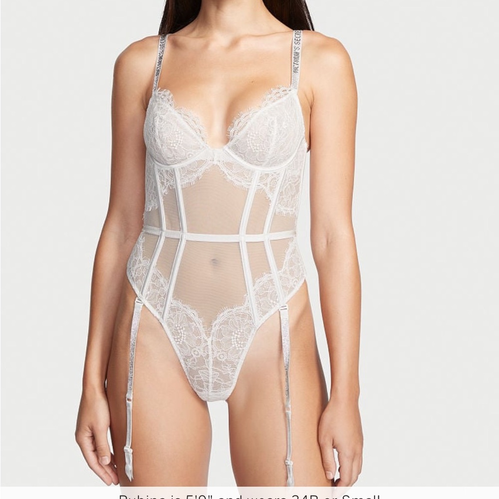 VS xs red lace teddy/bodysuit
